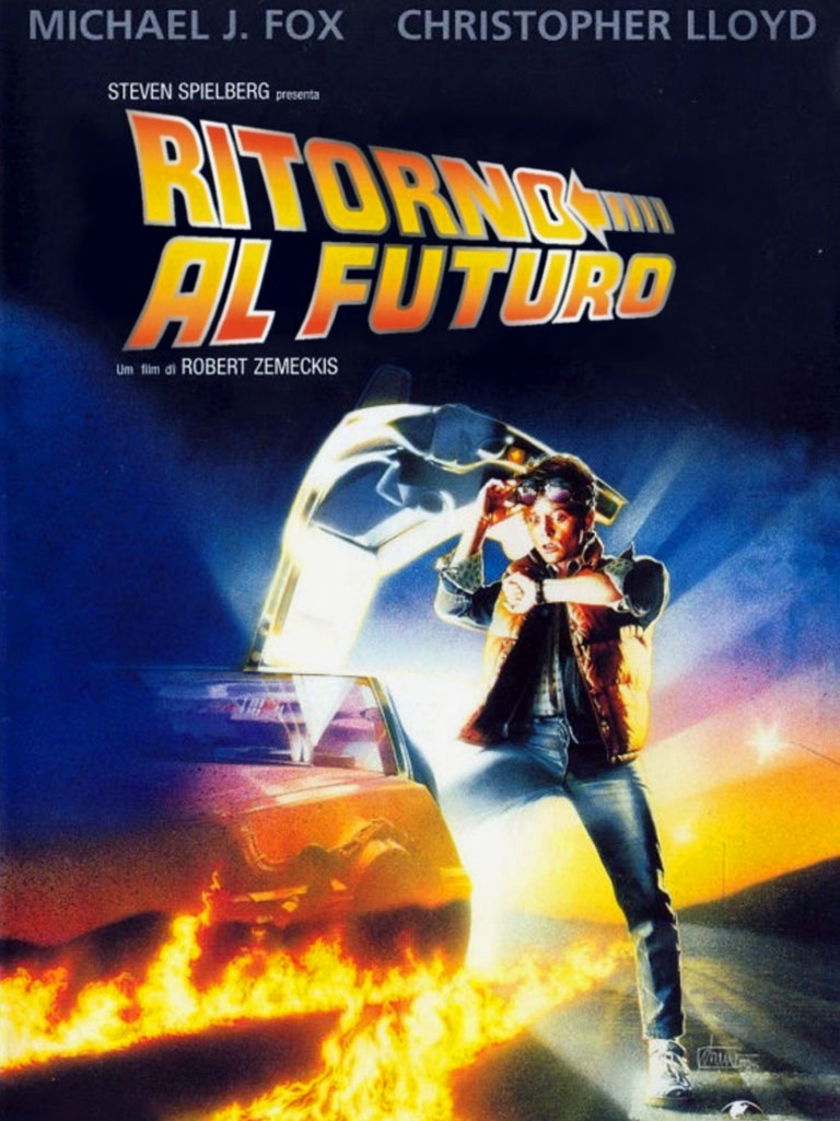 Ritorno al futuro film fantascienza commedia di Robert Zemeckis con Michael J Fox e Christopher Lloyd