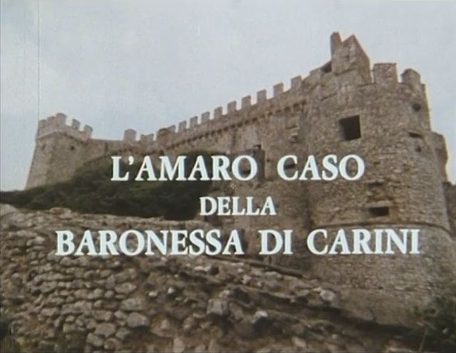 L'amaro caso della baronessa di Carini