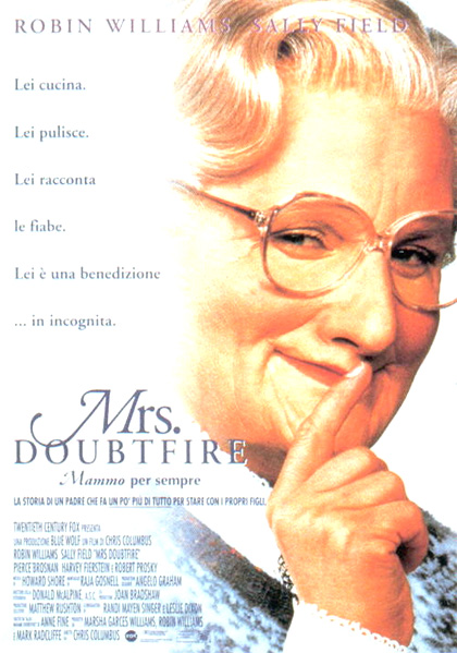 mrs doubtfire locandina film