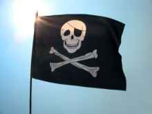 Jolly Roger bandiere nere